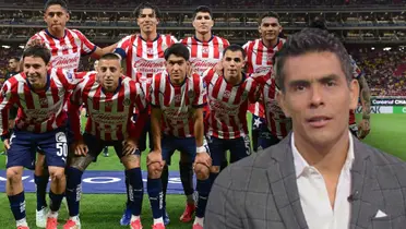 Osvaldo Sánchez y jugadores de Chivas / Foto: MEXSPORT
