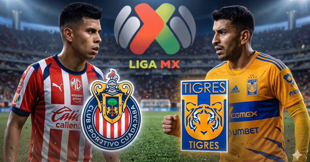 ¿Por dónde EN VIVO y gratis el Chivas vs. Tigres por los Cuartos de Final del Clausura 2026?